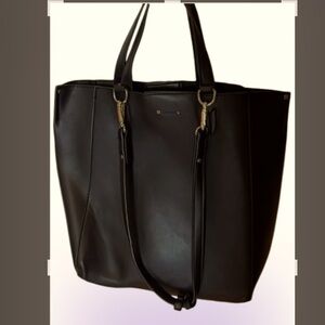 Bcbg generation black Vegan Leather shoulder bag